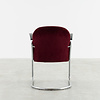 Gispen Gispen 413 ladies armchair early version 1930s dark red rib