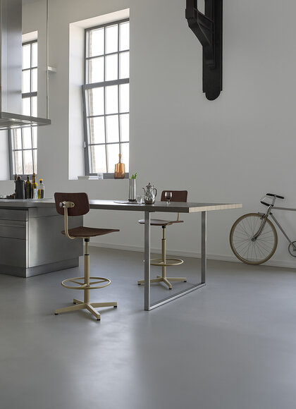 Stalen design krukken Stalen design krukken