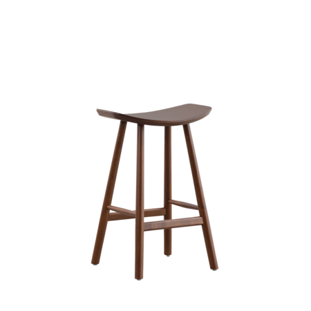 Silja Counter Barstool | Walnut Coloured