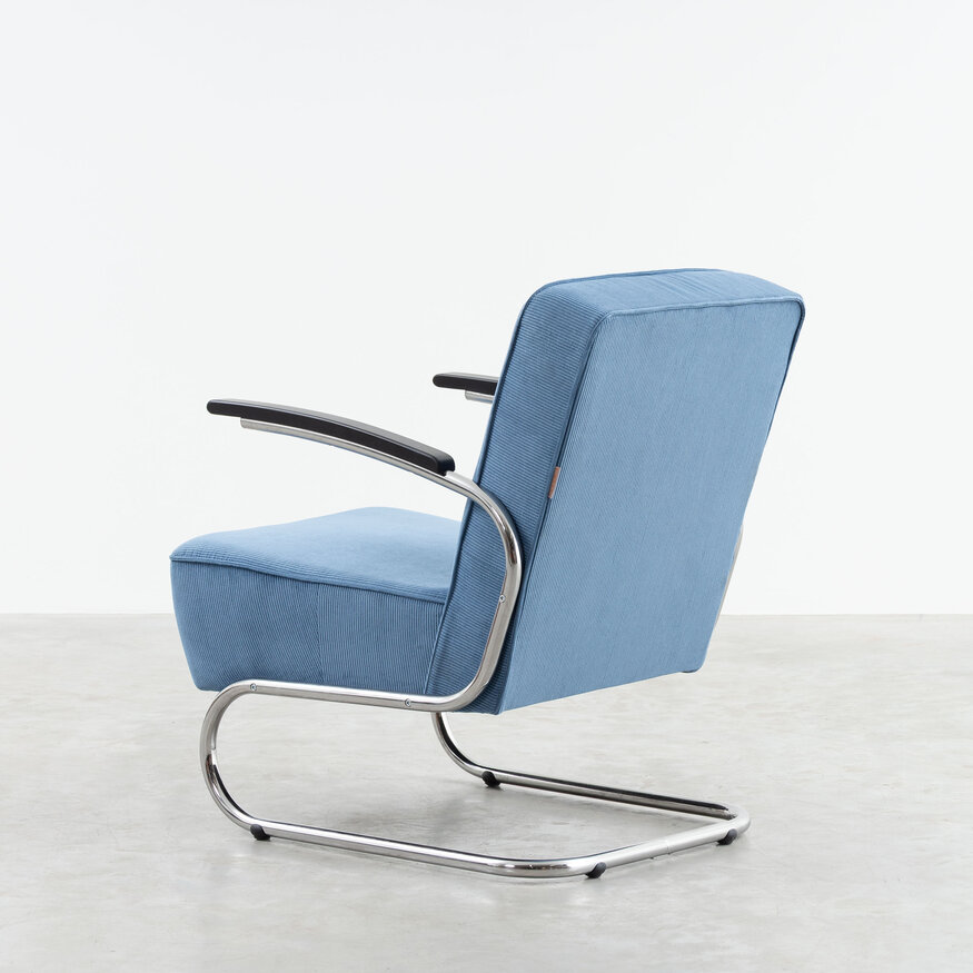 Dykmeyer De Zwaan Tubular Frame Armchair