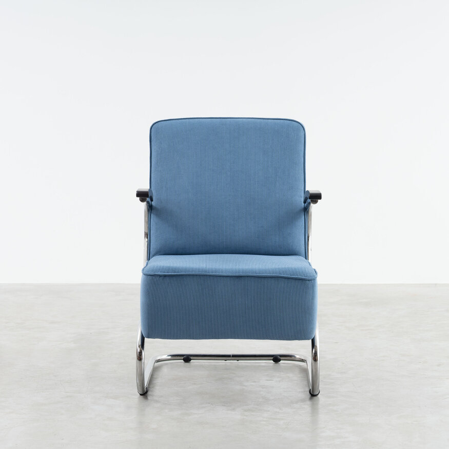 Dykmeyer De Zwaan Tubular Frame Armchair