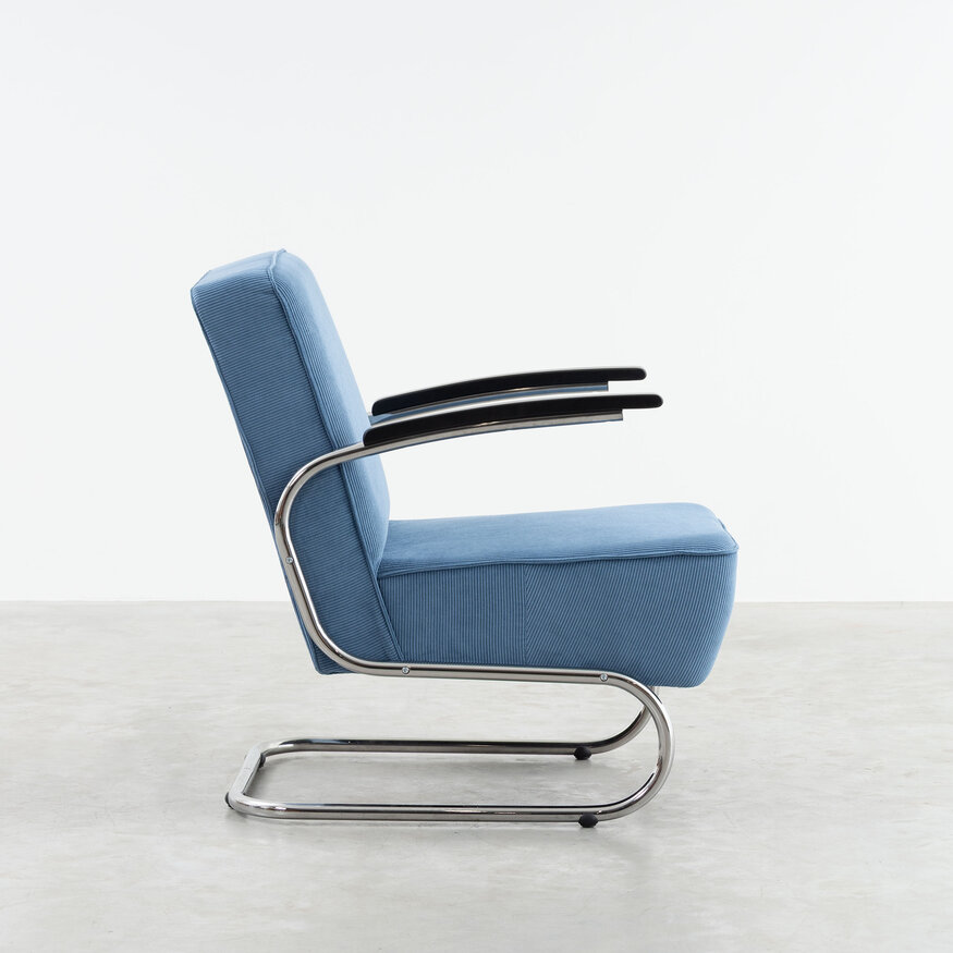 Dykmeyer De Zwaan Tubular Frame Armchair