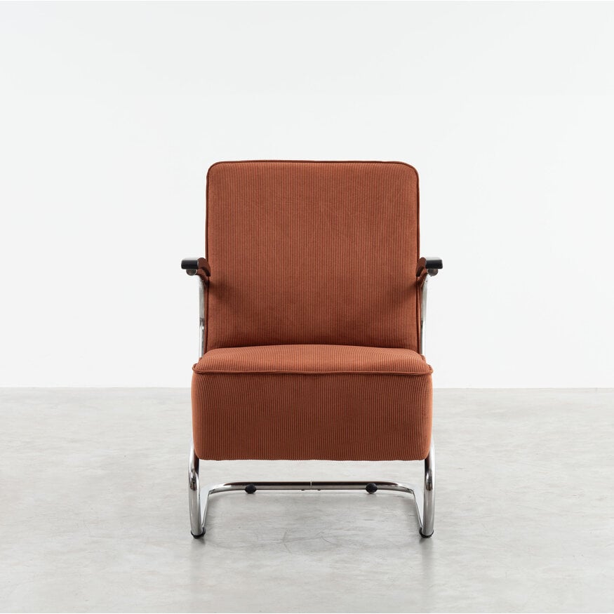 Dykmeyer De Zwaan Tubular Frame Armchair