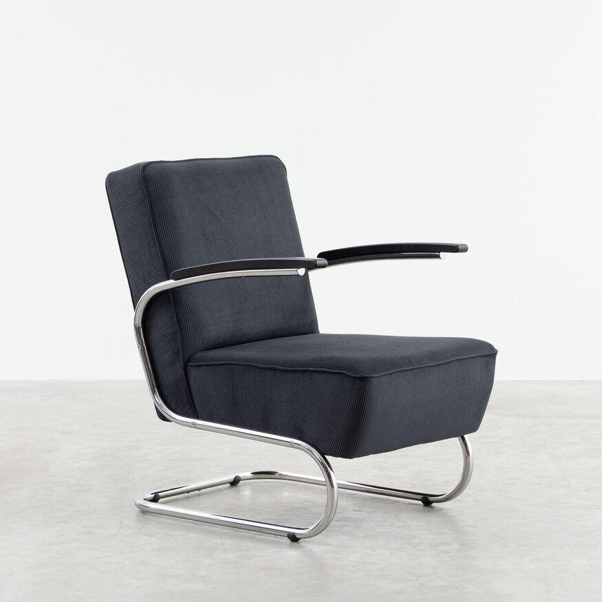 Dykmeyer De Zwaan Tubular Frame Armchair