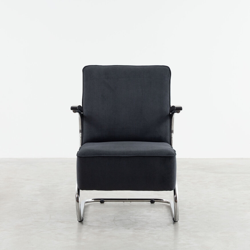 Dykmeyer De Zwaan Tubular Frame Armchair