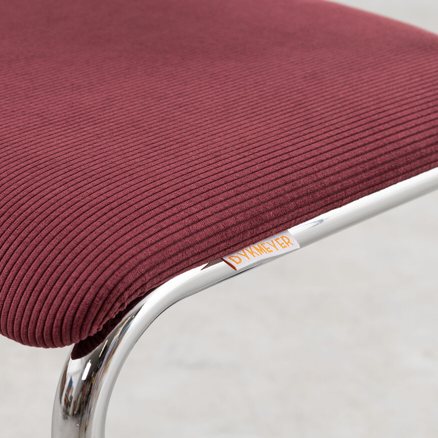 Dykmeyer De Purmer tubular frame Dining chair