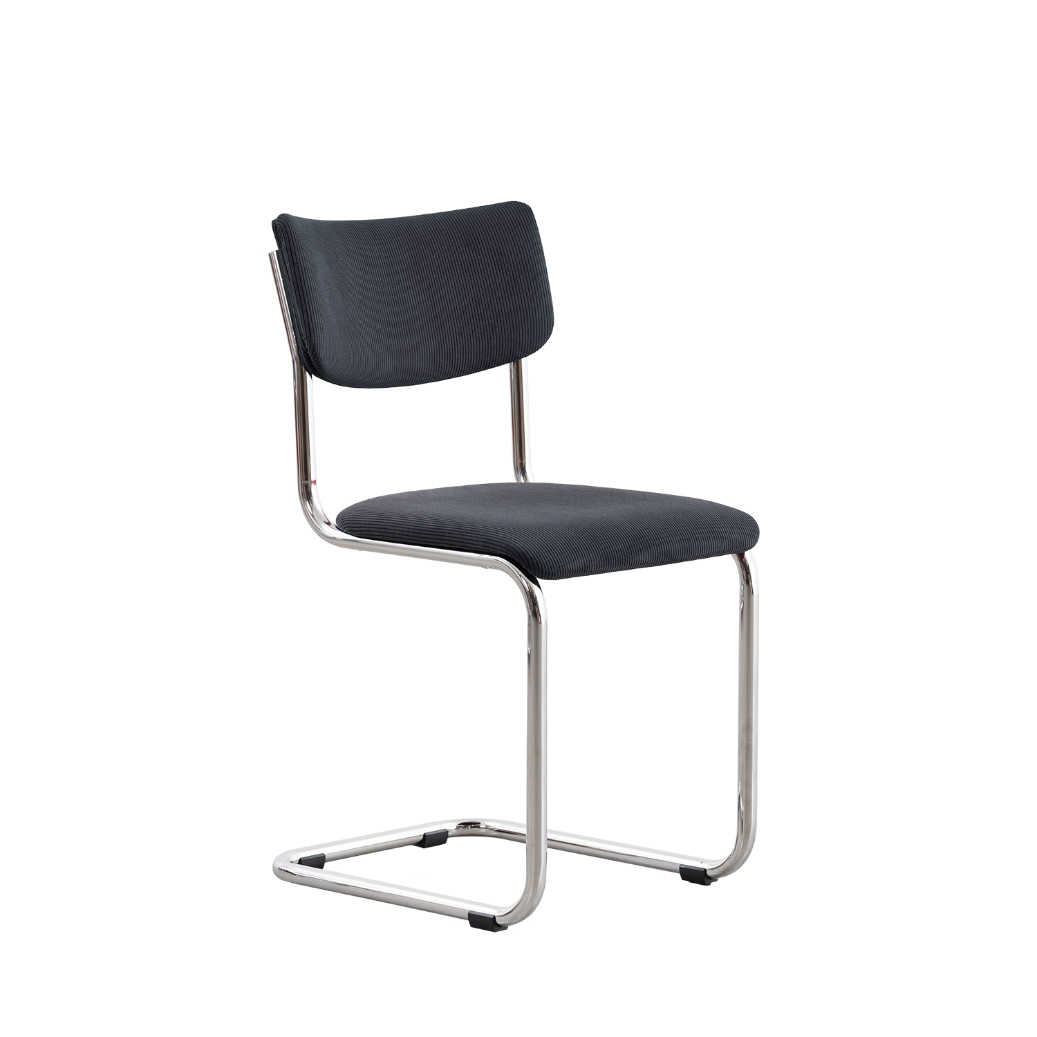 De Purmer | Rib fabric Anthracite
