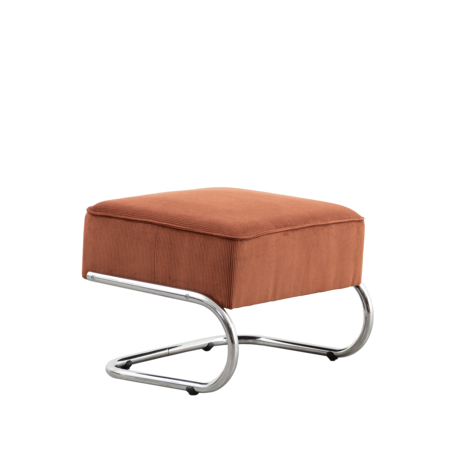 De Zwaan Footstool | Rust Brown