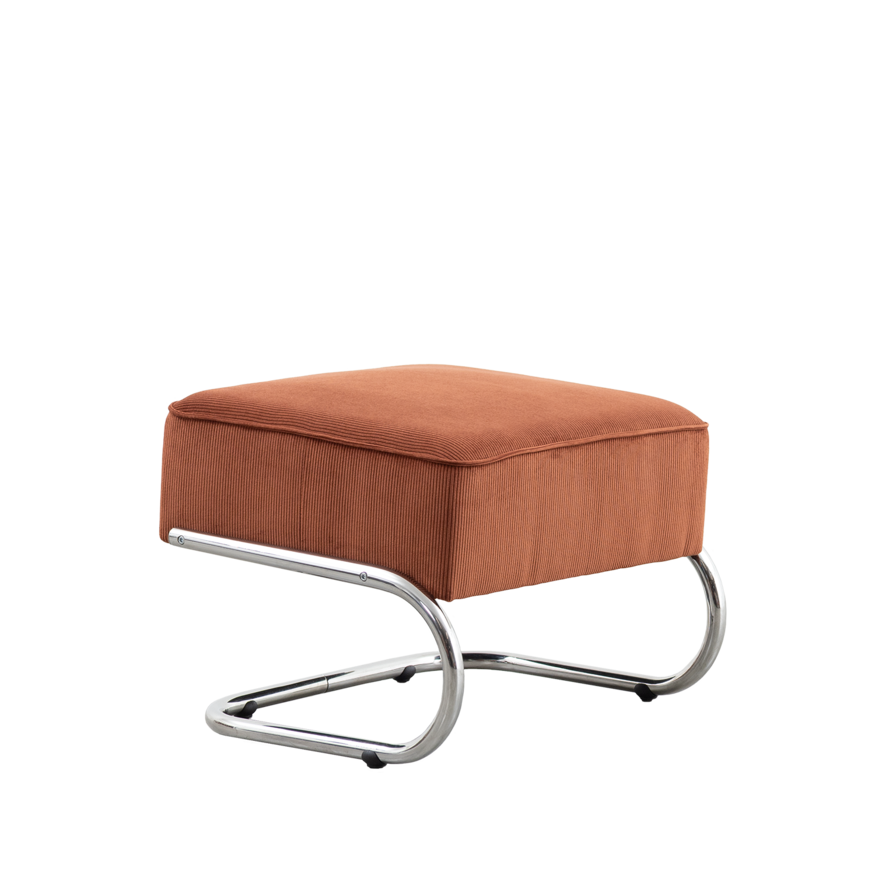 Dykmeyer De Zwaan Tubular Frame Footstool