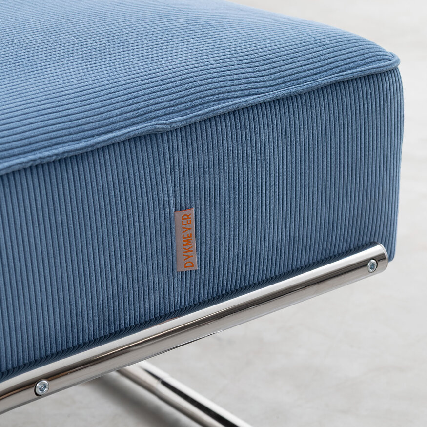 Dykmeyer De Zwaan Tubular Frame Footstool