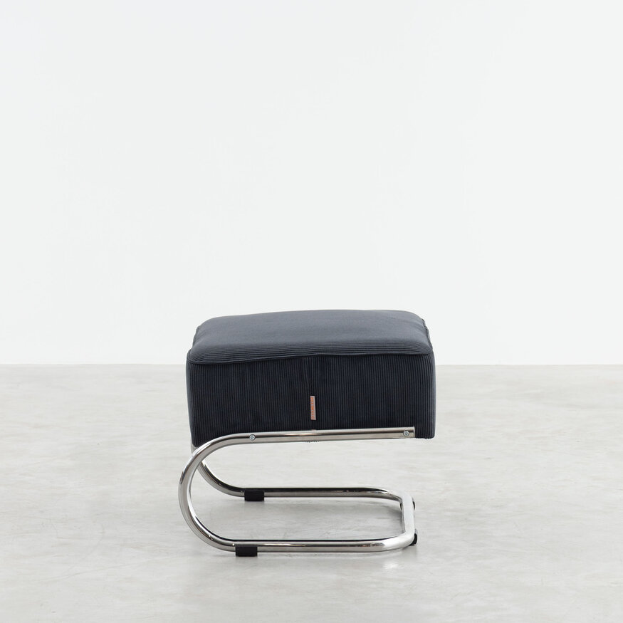 Dykmeyer De Zwaan Tubular Frame Footstool