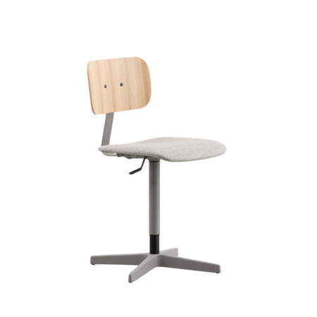 Elon Work Chair Mouse Grey | Oak | Seat Archway