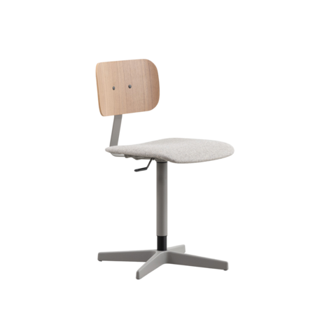 Elon Work Chair Mouse Grey | Walnut | Seat Archway Elon Work Chair Mouse Grey | Walnut | Seat Archway