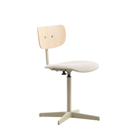 Jops Work Chair Yellow Grey | Oak | Seat Desert