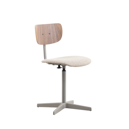 Jops Work Chair Mouse Grey | Walnut | Seat Desert