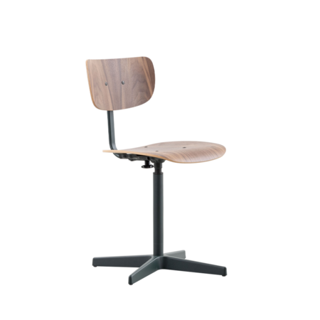 Jops Work Chair Black Green | Walnut