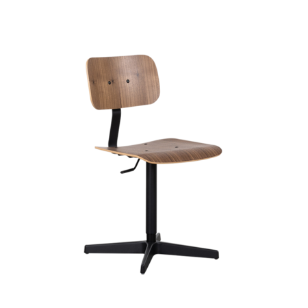 Elon Work Chair Graphite Black | Walnut