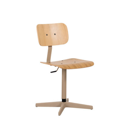 Elon Werkstoel Grijsbeige | Eiken Elon Werkstoel Grijsbeige | Eiken
