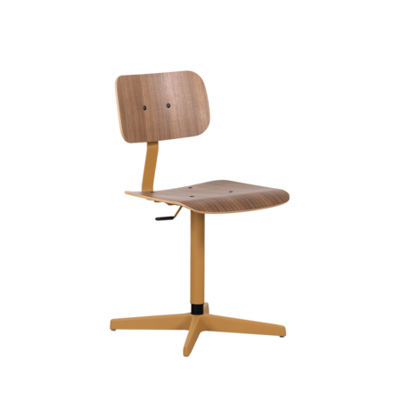 Elon Werkstoel Bruinbeige | Walnoot Elon Werkstoel Bruinbeige | Walnoot