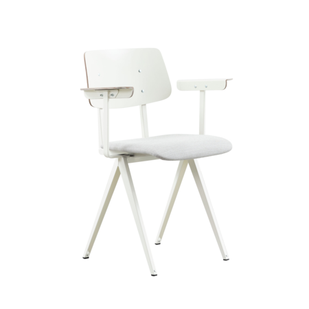 S16 With Armrests White | Seat Ash grey S16 With Armrests White | Seat Ash grey