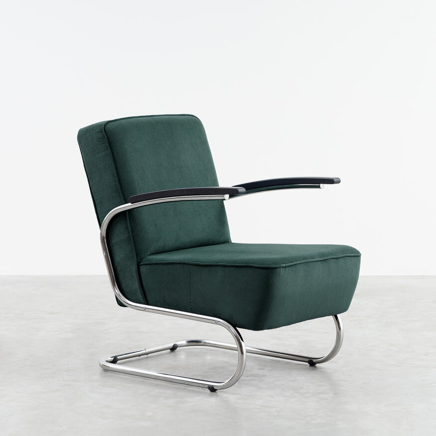 Dykmeyer De Zwaan Tubular Frame Armchair