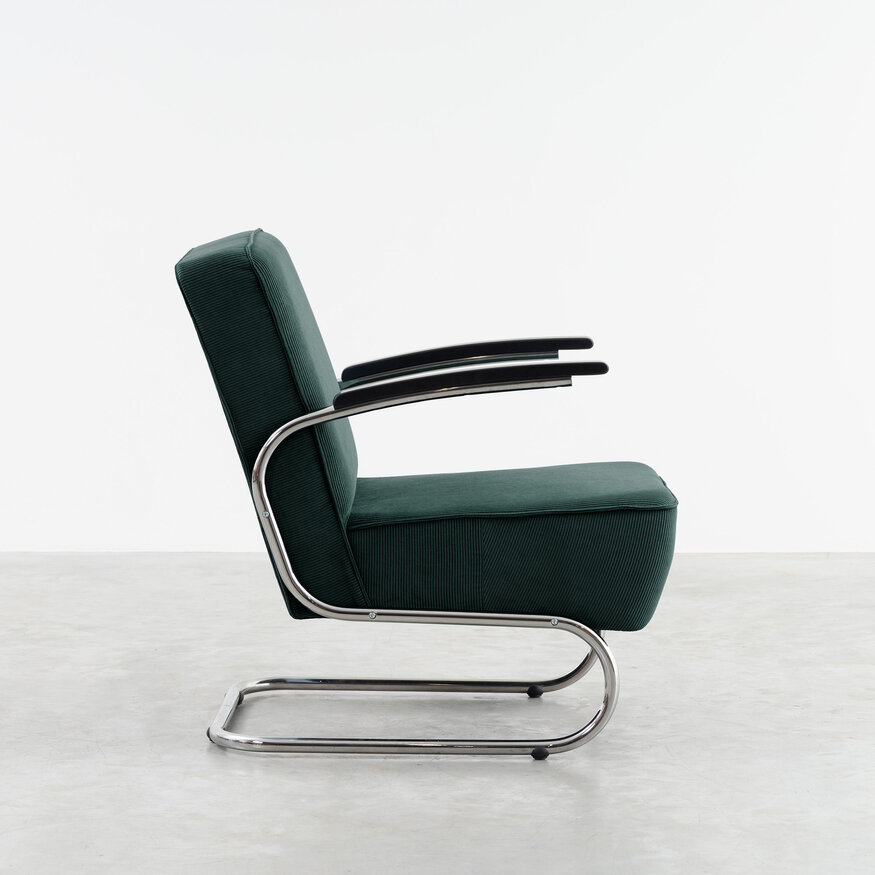 Dykmeyer De Zwaan Tubular Frame Armchair