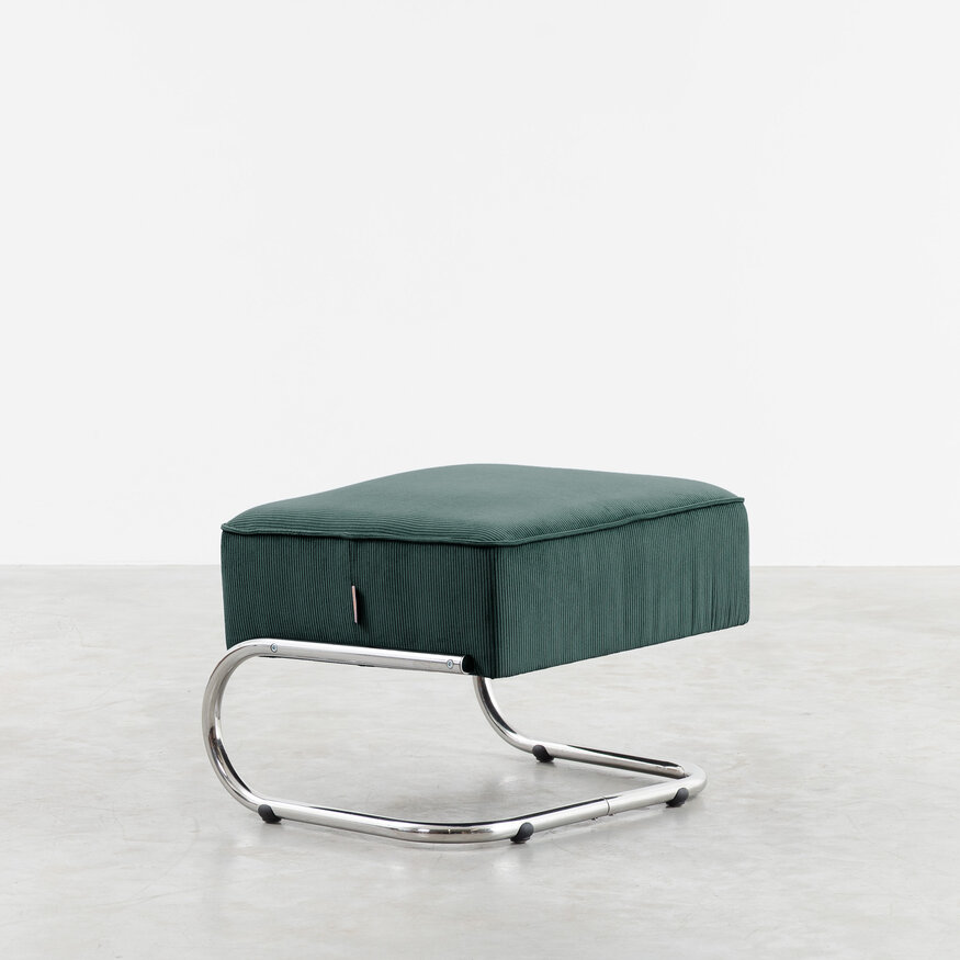 Dykmeyer De Zwaan Tubular Frame Footstool