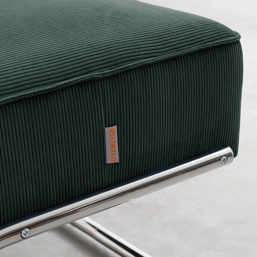 Dykmeyer De Zwaan Tubular Frame Footstool