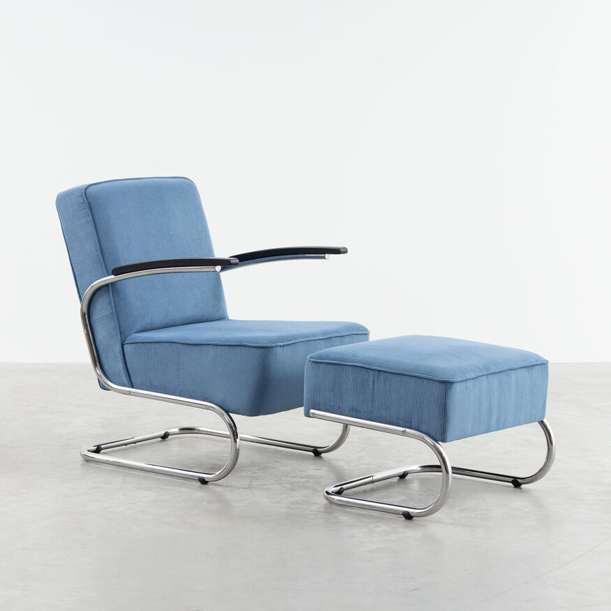 Dykmeyer De Zwaan Tubular Frame Armchair