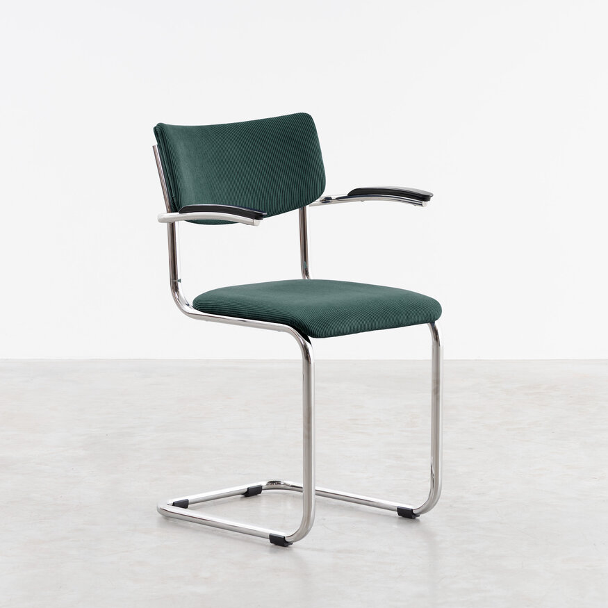 Dykmeyer De Purmer tubular frame Dining chair