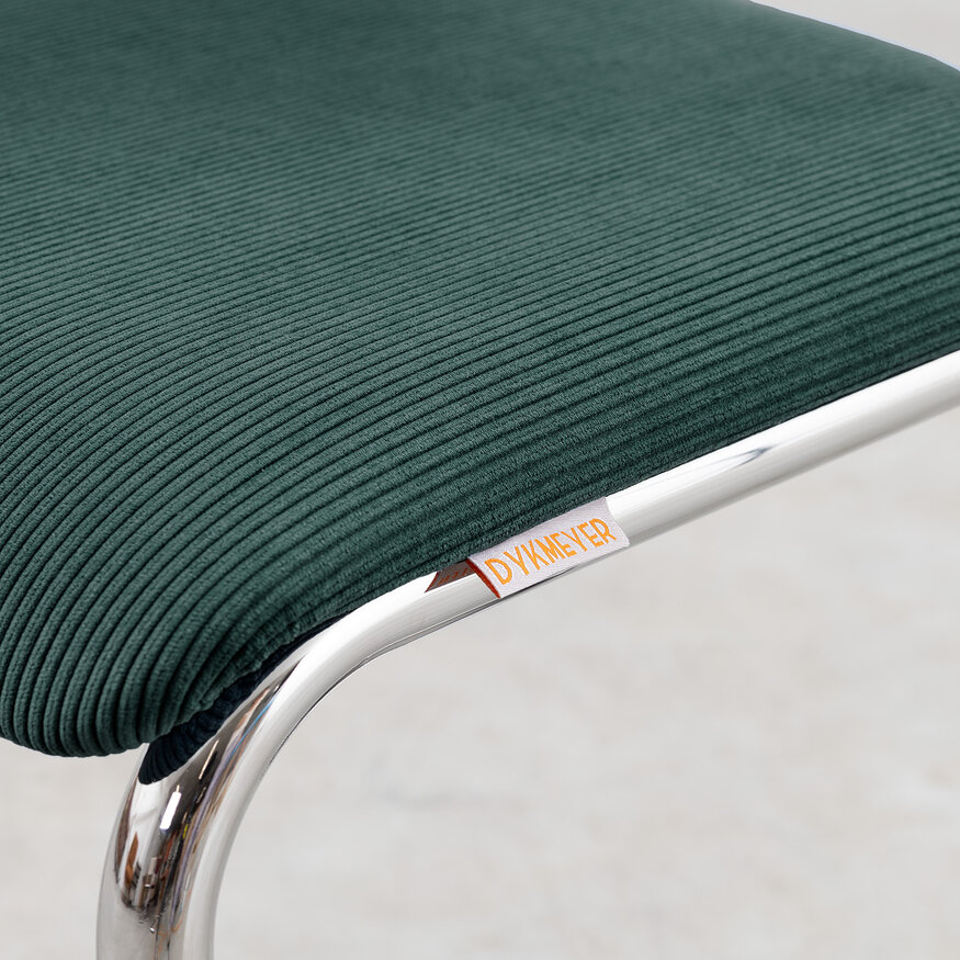 Dykmeyer De Purmer tubular frame Dining chair