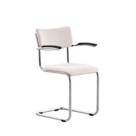 De Purmer met arm | Ribstof Beige
