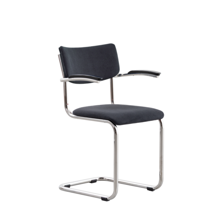 De Purmer with armrests | Rib fabric Anthracite
