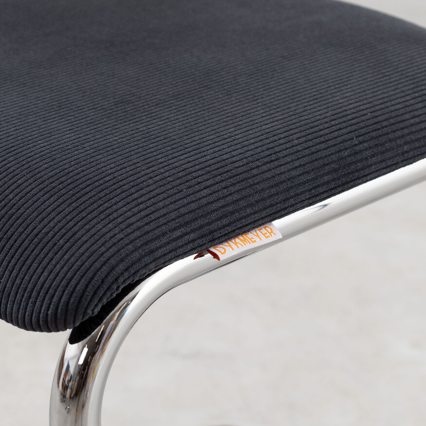 Dykmeyer De Purmer design tubular frame Dining chair