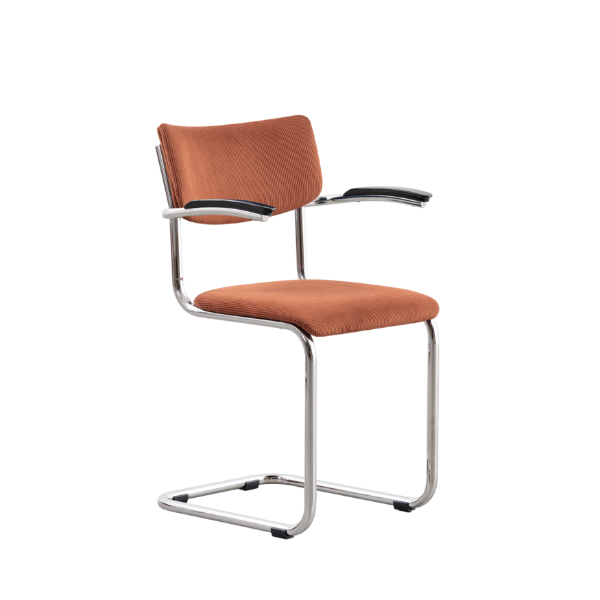 Dykmeyer De Purmer design buisframe eetkamerstoel