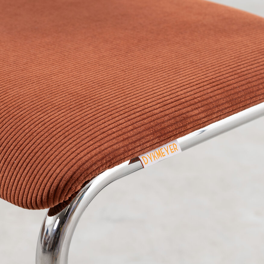 Dykmeyer De Purmer design buisframe eetkamerstoel