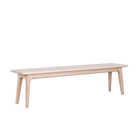 Fjerre Eettafelbank | Eiken Whitewash