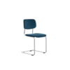 Gispen Set of 4 Gispen chairs model 1121 rib fabric