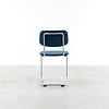 Gispen Set van 4 Gispen stoelen model 1121 ribstof