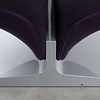 Artifort Pierre Paulin Ribbon lounge chair + ottoman purple Artifort