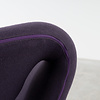 Artifort Pierre Paulin Ribbon fauteuil + hocker paars Artifort