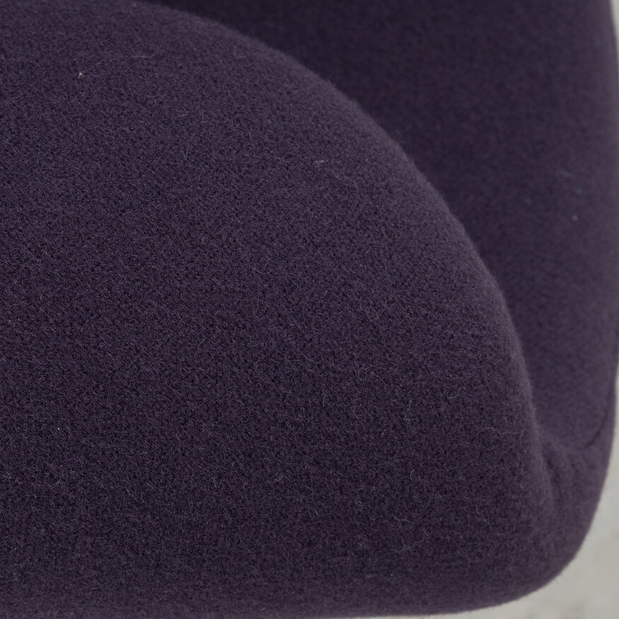 Artifort Pierre Paulin Ribbon lounge chair + ottoman purple Artifort