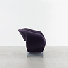 Artifort Pierre Paulin Ribbon lounge chair + ottoman purple Artifort