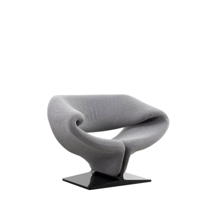 Pierre Paulin Ribbon lounge chair grey Artifort