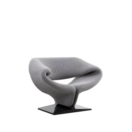 Pierre Paulin Ribbon lounge chair grey Artifort