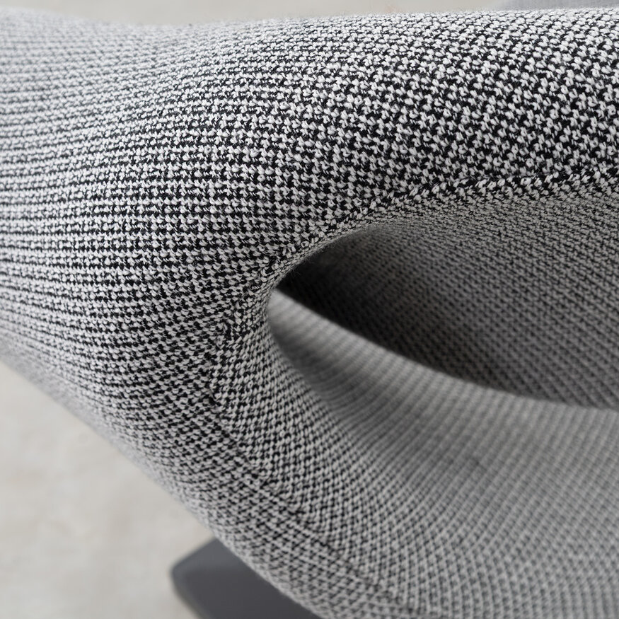 Artifort Pierre Paulin Ribbon lounge chair grey Artifort