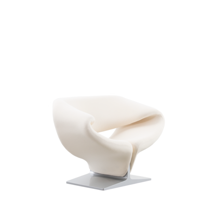 Pierre Paulin Ribbon lounge chair white Artifort