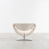Artifort Pierre Paulin Ribbon lounge chair white Artifort
