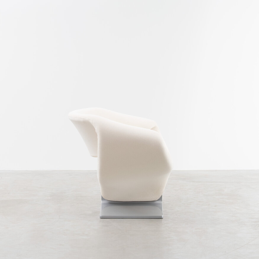 Artifort Pierre Paulin Ribbon lounge chair white Artifort