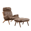 De Sede De Sede DS531 Brasil lounge chair + ottoman wood and leather